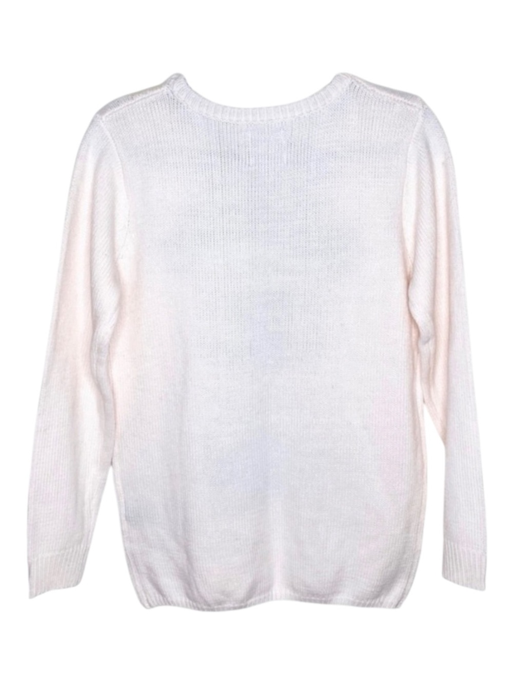VHTF: new UNIF ♱ You Are My World FTW Sweater ♱ Cozy Intarsia Knit ♱ Ivory Pink - Picture 4 of 16